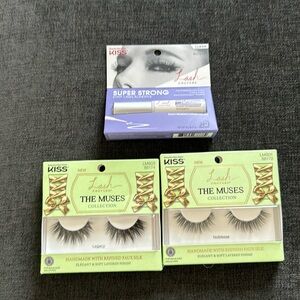 BUNDLE SALE: Kiss Lashes Muse Collection with Lash Couture strip Lash Adhesive
